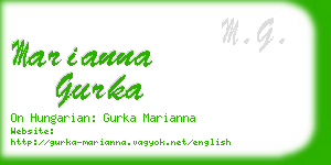 marianna gurka business card